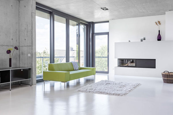Asti 3-Sitzer Sofa mit niedrige Rückenlehne